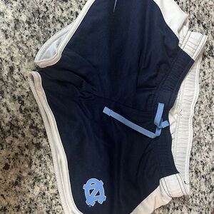 Nike Navy and White Athletic Shorts